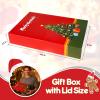 joyhalo 24 Pack 14.5" Christmas Gift Boxes with Lids for Presents, 6 Designs Gift Boxes Bulk,White Gift Wrapping Boxes for Clothes,Shirts,Robes,Sweaters and Socks view 2