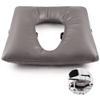 Kronabelle Pu-Covered Toilet Seat Cushion for Commode Chairs, Cotton Filled Washable Pad with Straps, 17 X 17 in Soft Seating for Seniors and Adults view 1