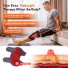 RELEXNOW Red Light Therapy for Knee with Heat & Vibration Massage, Extension Band, Wireless Controller, 660nm&850nm Near Infrared Light Therapy Heated Device for Knee/Elbow/Shoulder view 2
