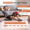 RELEXNOW Red Light Therapy for Knee with Heat & Vibration Massage, Extension Band, Wireless Controller, 660nm&850nm Near Infrared Light Therapy Heated Device for Knee/Elbow/Shoulder view 3