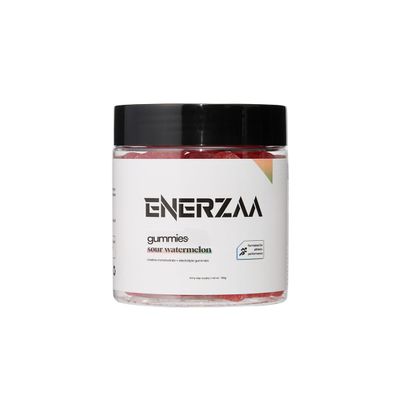 ENERZAA Creatine Complex Gummies 4.5g Active Formula with Electrolytes 2 Gummies per Day, 60 Count for Daily Wellness & Hydration (JAR, Sour Watermelon)