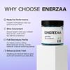 ENERZAA Creatine Complex Gummies 4.5g Active Formula with Electrolytes 2 Gummies per Day, 60 Count for Daily Wellness & Hydration (JAR, Sour Watermelon) view 3