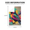 BSKGOHP Colorful Bird Print Kitchen Tea Towel is Ultra Soft Quick Dry Microfiber Dish Cloths view 2