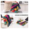 BSKGOHP Colorful Bird Print Kitchen Tea Towel is Ultra Soft Quick Dry Microfiber Dish Cloths view 3
