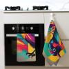 BSKGOHP Colorful Bird Print Kitchen Tea Towel is Ultra Soft Quick Dry Microfiber Dish Cloths view 4