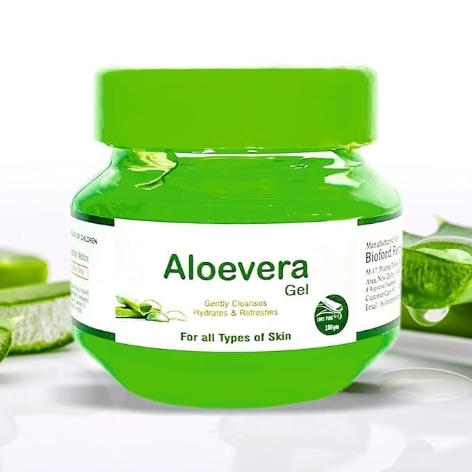 100% Pure Aloe vera Gel For Face Skin & Hair 100g (Pack of 1)