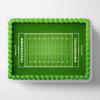 Cakecery Football Touchdown Field Edible Cake Image Topper Personalized Birthday Cake Banner 1/4 Sheet view 1