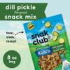 Snak Club Hidden Valley Ranch and Dill Pickle Flavored Snack Mix, Toasted Corn, Roasted Almonds, Peanuts, Salted Cashews, Mini Pretzel Sticks, Rye Bread Chips, 8 oz Resealable Bag view 2