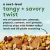 Snak Club Hidden Valley Ranch and Dill Pickle Flavored Snack Mix, Toasted Corn, Roasted Almonds, Peanuts, Salted Cashews, Mini Pretzel Sticks, Rye Bread Chips, 8 oz Resealable Bag view 3