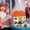 GLURUITE 13" Large Monster Truck Gift Bag (Includes Cards, Tissue Paper, and Stickers), Happy Birthday Gift Bag, Truck Theme Birthday Party Supplies for Boys view 2