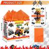 GLURUITE 13" Large Monster Truck Gift Bag (Includes Cards, Tissue Paper, and Stickers), Happy Birthday Gift Bag, Truck Theme Birthday Party Supplies for Boys view 4
