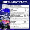 Lofux Magnesium Glycinate Gummies 400mg, Sugar Free Magnesium Gummies for Adults Women, Men, Chewable Supplement Gummy with L-Threonate, Vitamin D, B6, CoQ10 - for Calm, Sleep, Body Relaxation, 60 Ct view 2