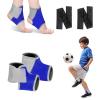 2 Pairs Kids Ankle Brace Set, Children Foot Support Stabilizer Wraps Protector Guard, Ankle Support Elastic Kids Compression Socks, for Plantar Fasciitis, Swelling, Injury Recovery (Blue, Medium) view 1