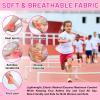 2 Pairs Kids Ankle Brace Set, Children Foot Support Stabilizer Wraps Protector Guard, Ankle Support Elastic Kids Compression Socks, for Plantar Fasciitis, Swelling, Injury Recovery (Blue, Medium) view 4