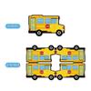 Vobumix 100pcs School Bus Shaped Napkins Disposable Cocktail Beverage Napkins Party Dinner Paper Serviette Tableware Tissues Decor for Party view 3