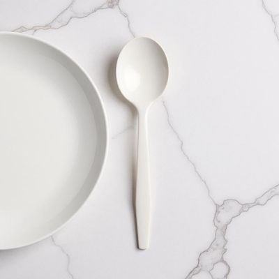 1000 Pack Heavy-Duty Disposable Plastic Spoons 5.5g, Bulk Disposable Spoons, Heat Resistant Disposable Spoons for Takeout Restaurants, Family Gatherings, Outdoor Events