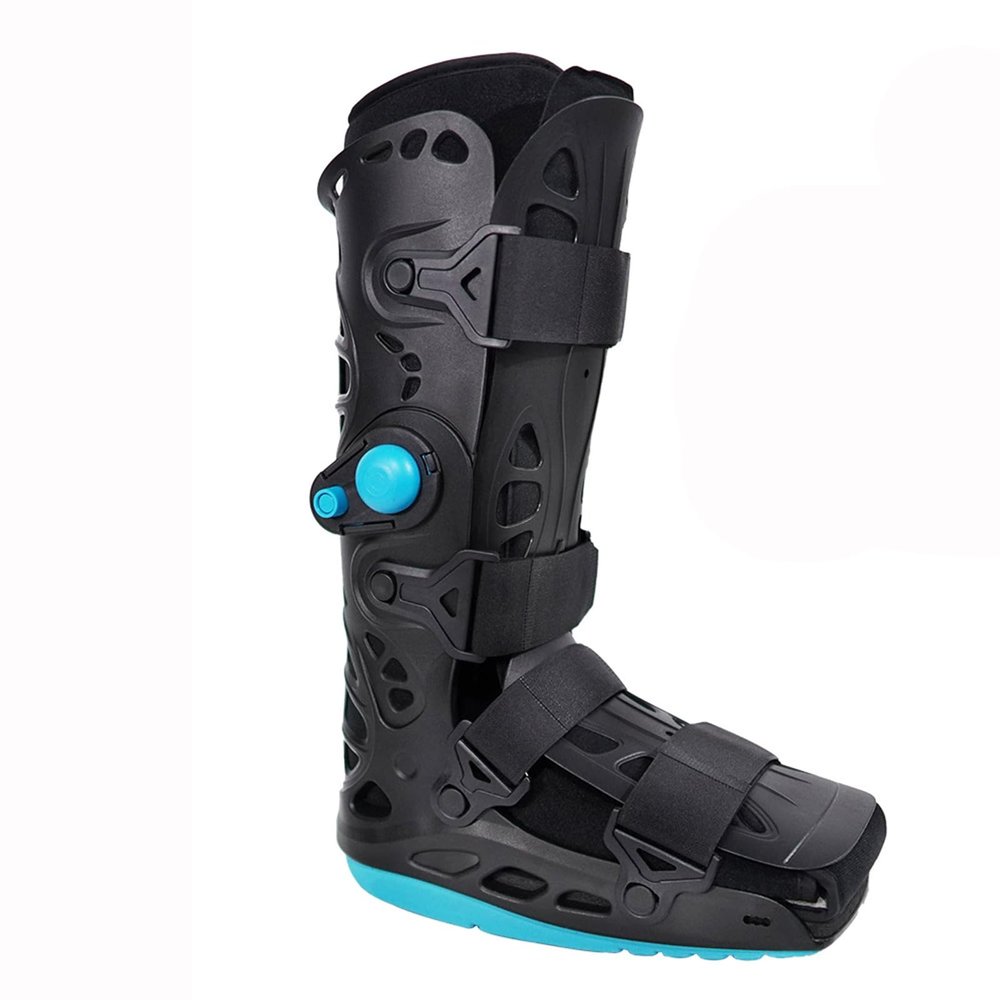 SFKLYU Orthopedic Sleeping Immobilizer, Foot Ankle Support Fracture Boot, Plantar Fasciitis Night Splint for Treating Plantar Fasciitis and Achilles Tendonitis,B Left,L