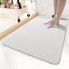 Shower Mat Bathtub Mat, Non-Slip Bath Mat with Drain, Quick Drying PVC Loofah Bathmat for Tub,Shower,Bathroom, Wet Areas(White,40x100cm) view 2