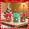 30 Pcs Xmas Happy Birthday Gift Plastic Tote Bags with handles, Perfect for Christmas Birthdays Goodies Toy Candy for Kids Girls & Boys Christmas Bag Party Birthday Supplie view 4