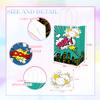 Hero Party Favor Bags with Handles and Labels, 16 Themed Favor Bags, 4 Styles, Ready-to-Use Holiday Party Favors for Baby Showers and Birthday Celebrations view 2