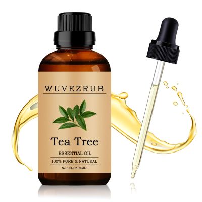 Wuvezrub Tea Tree Essential Oil 30ML - 100% Pure and Natural Oils for Aromatherapy Diffuser - 1 Fl Oz/Tea Tree