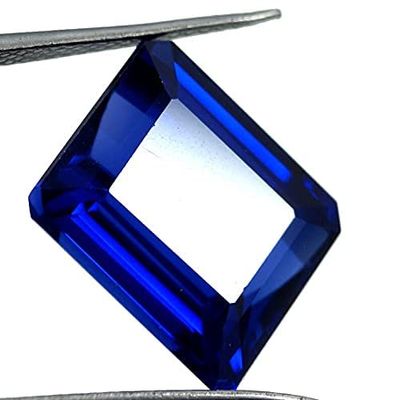 INDIA MADE 14.25 Ratti 13.54 Carat Neelam Stone Original Cylone Mined Certified Natural Blue Sapphire Gemstone-B0CWD3136D