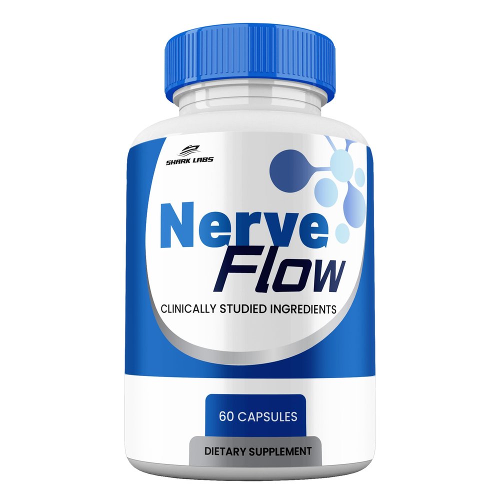 (1 Pack) Nerve Flow Cognitive Capsules, NerveFlow Supplement Pills, Maximum Strength, All Natural Formula