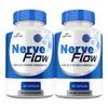 (2 Pack) Nerve Flow Cognitive Capsules, NerveFlow Supplement Pills, Maximum Strength, All Natural Formula view 1