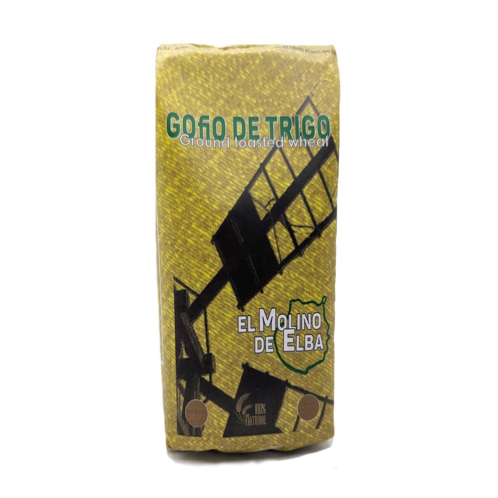 El Molino de Elba (1 Lb) | Gofio canario de trigo | Producto 100% Natural | Importado desde Espaa | Sabor Tradicional | Fuente de Energa | Contiene Gluten.