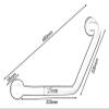 Bathtubs Grab Bar Handrail Angled Safety Support Rail Wear Resistant Stable Stainless Steel Railing Suitable for Toilet Tub Stairs,Disabled Elderly Pregnant view 3
