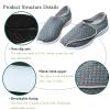 Diabetic Sandals for Men Women Adjustable Extra Wide Width Walking Shoes Non Slip Breathable Slippers for Swollen Feet Arthritis Edema Elderly Men 9 view 3
