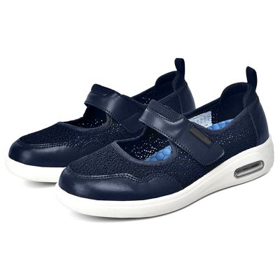 Womens Diabetic Shoes with Adjustable Women's Sandals Wide Lightweight Non Slip Slippers for Diabetic Edema Plantar Fasciitis Arthritis Swollen Feet Women 6