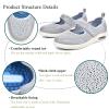 Womens Diabetic Shoes with Adjustable Women's Sandals Wide Lightweight Non Slip Slippers for Diabetic Edema Plantar Fasciitis Arthritis Swollen Feet Women 6 view 3