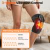Heated Knee Massager Vibration Cordless Knee Brace 3-in-1 Heating Pad for Elbow Shoulder 3 Heat Levels and 3 Massage Heads Knee Brace Wrap Gifts for Mom Dad view 4
