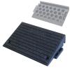 Curb Ramp, Solid Rubber Plastic Wheelchair Ramp, Height 5-15cm Portable Heavy Duty Driveway for Carts, Scooters, Motorcycles(50x30x7cm/19.7x11.8x2.8in) view 1