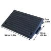 Curb Ramp, Solid Rubber Plastic Wheelchair Ramp, Height 5-15cm Portable Heavy Duty Driveway for Carts, Scooters, Motorcycles(50x30x7cm/19.7x11.8x2.8in) view 2