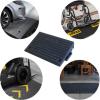 Curb Ramp, Solid Rubber Plastic Wheelchair Ramp, Height 5-15cm Portable Heavy Duty Driveway for Carts, Scooters, Motorcycles(50x30x7cm/19.7x11.8x2.8in) view 3