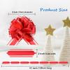 10pcs 6in Pull Bows for Gift Wrapping Pre-Made Satin & Organza Ribbon Bows, Valentine Christmas Decor, Gift Basket Bow view 2
