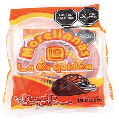 2 X La Orqudea Patyleta Tortilla Taco De Dulce Tamarindo Candy Snacks 30 Pcs