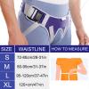 YZHUO Inguinal Hernia Support for Men & Women, Adjustable Groin Hernia Belt for Men with 4 Compression Pads, Groin Brace for Single/Double Inguinal, Purple(X-Large) view 2