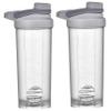 2Pcs Shaker Bottles for Protein Mixes, 700ml BPA & Phthalate-Free Shaker Bottle with Sturdy Screw Lid, Leakproof Cup for Protein Shakes & Pre Workout Powder Bottle view 1