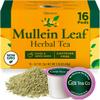 Gya Tea Co Hibiscus Herbal Tea Gift Set & Mullein Leaf Herbal Tea Pod - Decaf Wellness Tea (32 ct) view 3
