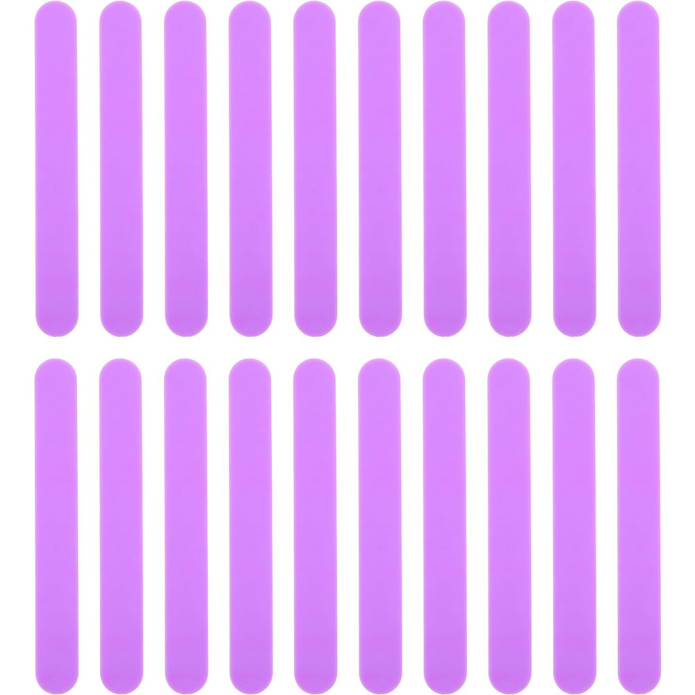 25pcs Tongue Depressors: Plastic Tongue Depressors for Kids and Adults - Large Flat Sticks for Oral Care Kids Training and Crafts