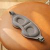 3D Contoured Sleep Mask, Memory Foam, Adjustable Strap, Ergonomic Design for Total Darkness (Grey) view 3