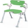Handicap Shower Seats Foldable Shower Chair,Portable Bath Seat with Durable Aluminum Legs Adjustable with Backrest Bathroom Aid Bathroom Supplies Non-Slip Bathr view 1