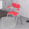 Handicap Shower Seats Foldable Shower Chair,Portable Bath Seat with Durable Aluminum Legs Adjustable with Backrest Bathroom Aid Bathroom Supplies Non-Slip Bathr view 2