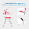 Handicap Shower Seats Foldable Shower Chair,Portable Bath Seat with Durable Aluminum Legs Adjustable with Backrest Bathroom Aid Bathroom Supplies Non-Slip Bathr view 4
