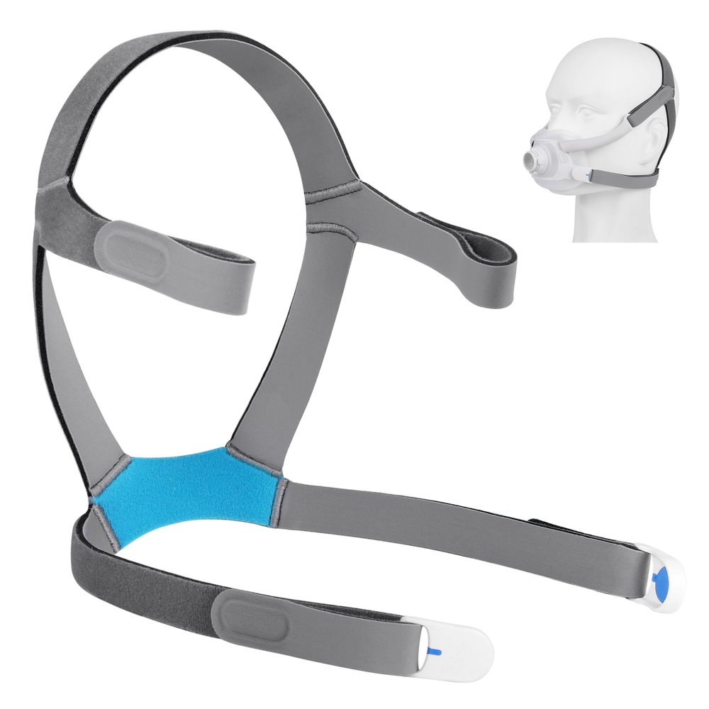 AHIYIYI CPAP Headgear for ResMed AirFit F40 Replacement Adjustable Strap with 2 Magnetic Clips - Standard/Medium(1 Pack)
