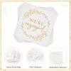 Kosiz 100 Pack We're Engaged Napkins Gift 3 Ply Disposable Paper Engagement Cocktail Napkins for Wedding Party Beverage Dinners Cake Tableware Decorations, 4.5 x 4.5 Inch view 3