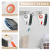 2 in 1 Groove Cleaning Brush, Window Track Cleaning Tools, Multifunction Window Track Cleaner with Hard Bristle and Hidden Scraper, Crevice Brush for Sliding Door Track, Window Seal, Sill (Gray) view 3